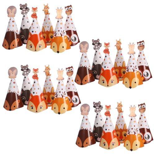 IMIKEYA 24 Stück Lustige Tiere Partyhüte aus Papier mit Elastischen Bändern Tierische Kostüm Accessoires für Kindergeburtstagsfeiern für Spaß IMIKEYA 24 Stück Lustige Tiere Partyhüte aus Papier mit Elastischen Bändern Tierische Kostüm Accessoires für Kindergeburtstagsfeiern für Spaß von IMIKEYA