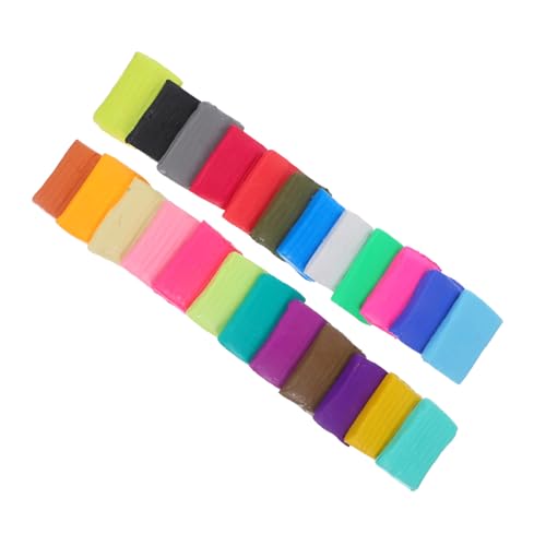 IMIKEYA 24 Stück Set aus weichem Ton für Farbenfroher Ton Modelliermasse Bausatz Lufttrockener Ton DIY bunter Kinderspielzeug aus Ton Ton-Kit leichter Ton Toner IMIKEYA 24 Stück Set aus weichem Ton für Farbenfroher Ton Modelliermasse Bausatz Lufttrockener Ton DIY bunter Kinderspielzeug aus Ton Ton-Kit leichter Ton Toner von IMIKEYA