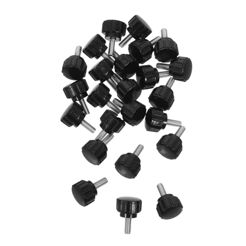 IMIKEYA 24 Stück Teiliges Carbonstahl Daumen-Schrauben Schwarz Geriffelte Griff-Klemmknöpfe für Spann Ersatzschrauben Vielseitig für Schirmständer und Handgriffanpassung IMIKEYA 24 Stück Teiliges Carbonstahl Daumen-Schrauben Schwarz Geriffelte Griff-Klemmknöpfe für Spann Ersatzschrauben Vielseitig für Schirmständer und Handgriffanpassung von IMIKEYA