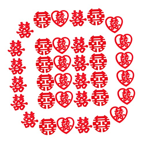 IMIKEYA 270 Stück Hochzeit Konfetti Xi Chinesische Hochzeitsdekoration Handstreu Konfetti für Feierliche Anlässe Tischdeko pro Packung Vielfältige für Festliche IMIKEYA 270 Stück Hochzeit Konfetti Xi Chinesische Hochzeitsdekoration Handstreu Konfetti für Feierliche Anlässe Tischdeko pro Packung Vielfältige für Festliche von IMIKEYA
