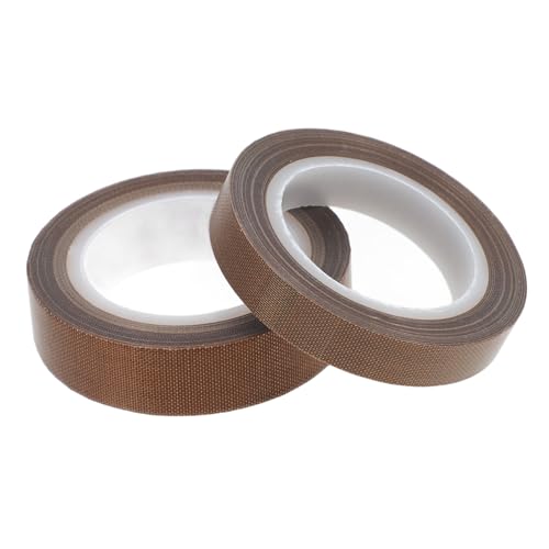 IMIKEYA 2Rollen Hochtemperatur Dichtungsband Ptfe Klebeband Rolle Verschleißfestes Handsiegelband für Haushalt Industrie für Vakuumiermaschinen Vielseitige IMIKEYA 2Rollen Hochtemperatur Dichtungsband Ptfe Klebeband Rolle Verschleißfestes Handsiegelband für Haushalt Industrie für Vakuumiermaschinen Vielseitige von IMIKEYA
