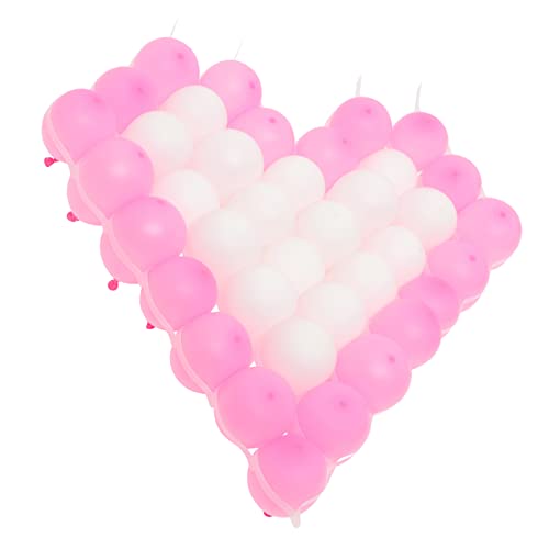IMIKEYA 2Sätze Herzförmige Hochzeitsballons Rahmen Für Rustikale Hochzeitsdekoration Wiederverwendbare Hintergrunddekoration Für Feierlichkeiten Und Weiße Ballons von IMIKEYA