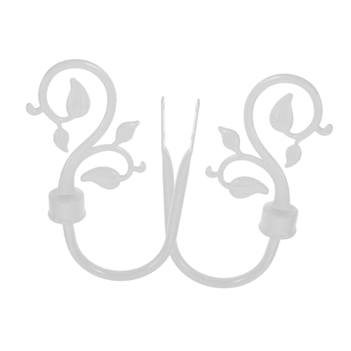 IMIKEYA 2St Gardinenhaken Vorhangdekoration weiße Vorhanghalter Gardinenhalter für die Wand Vorhang zubehör gardinenzubehör Blumenvorhangbänder Vorhangbinder für Vorhänge Zinklegierung IMIKEYA 2St Gardinenhaken Vorhangdekoration weiße Vorhanghalter Gardinenhalter für die Wand Vorhang zubehör gardinenzubehör Blumenvorhangbänder Vorhangbinder für Vorhänge Zinklegierung von IMIKEYA