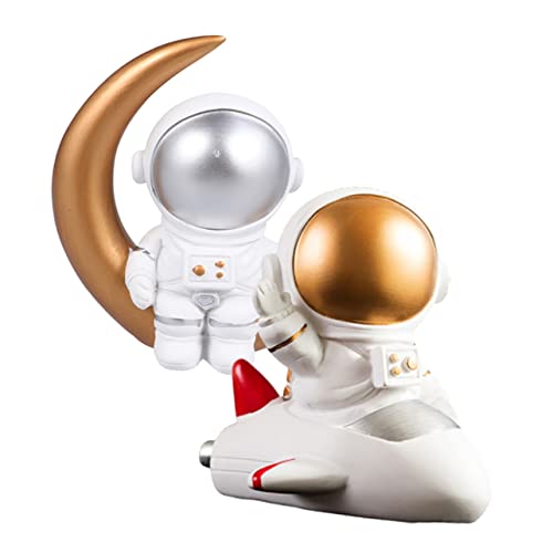 IMIKEYA 2Stücke Astronaut Kuchendekoration Aus Harz Süße Weltraum Figuren Für Kindergeburtstage Und Dessert Tische Tortendeko Für Astronauten Themenpartys IMIKEYA 2Stücke Astronaut Kuchendekoration Aus Harz Süße Weltraum Figuren Für Kindergeburtstage Und Dessert Tische Tortendeko Für Astronauten Themenpartys von IMIKEYA