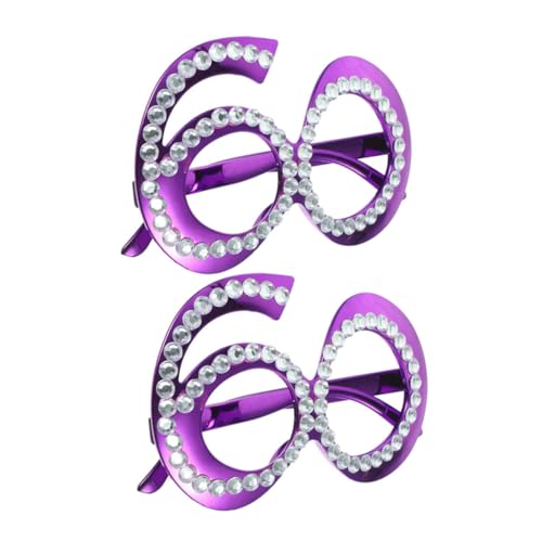 IMIKEYA 2Stücke Brillen Neuartige Foto Requisiten mit Glitzer Rhinestones für Geburtstagsfeiern Jubiläumsfeiern und Kreative Leicht und Langlebig IMIKEYA 2Stücke Brillen Neuartige Foto Requisiten mit Glitzer Rhinestones für Geburtstagsfeiern Jubiläumsfeiern und Kreative Leicht und Langlebig von IMIKEYA