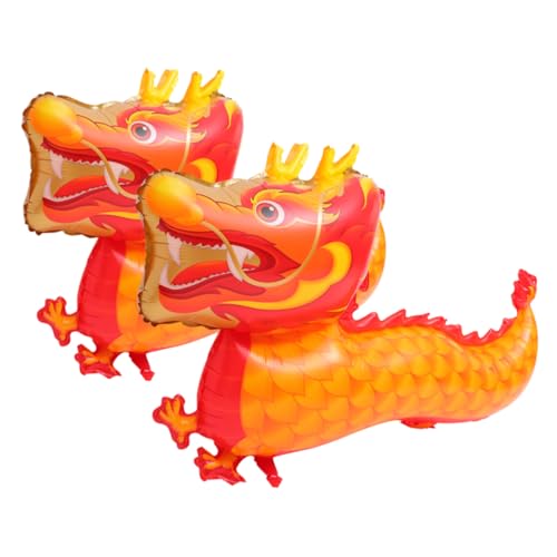 IMIKEYA 2Stücke Drachenballons Aus Aluminiumfolie Chinesische Frühlingsfest Dekoration Drachenförmige Luftballons Für Neujahrsfeiern Orangefarben Glücksbringer Für Festlichkeiten IMIKEYA 2Stücke Drachenballons Aus Aluminiumfolie Chinesische Frühlingsfest Dekoration Drachenförmige Luftballons Für Neujahrsfeiern Orangefarben Glücksbringer Für Festlichkeiten von IMIKEYA