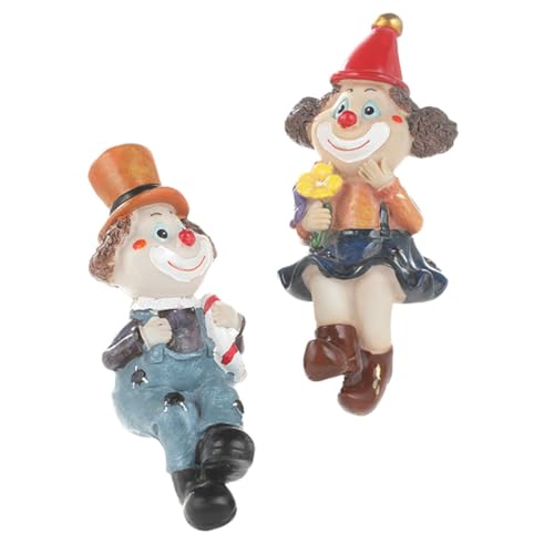 IMIKEYA 2st Clown-einrichtungsgegenstände Clown-Miniatur Clown-Dekoration Für Den Garten Hausdekoration Lustige Clownpuppe Miniatur Tischdekoration Clown-Ornamente Clownfiguren Harz IMIKEYA 2st Clown-einrichtungsgegenstände Clown-Miniatur Clown-Dekoration Für Den Garten Hausdekoration Lustige Clownpuppe Miniatur Tischdekoration Clown-Ornamente Clownfiguren Harz von IMIKEYA