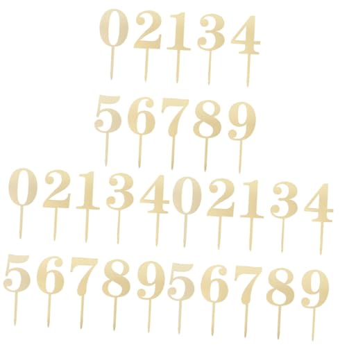 IMIKEYA 3 Sätze Digitale Torteneinlage Jubiläum Kuchendekoration Dekore Topper Rosa Cake Pop Deko Cupcake-dekoration Kuchenverzierungen Zahlen Für Den Kuchenaufsatz Acryl 20 Stück * 3 IMIKEYA 3 Sätze Digitale Torteneinlage Jubiläum Kuchendekoration Dekore Topper Rosa Cake Pop Deko Cupcake-dekoration Kuchenverzierungen Zahlen Für Den Kuchenaufsatz Acryl 20 Stück * 3 von IMIKEYA