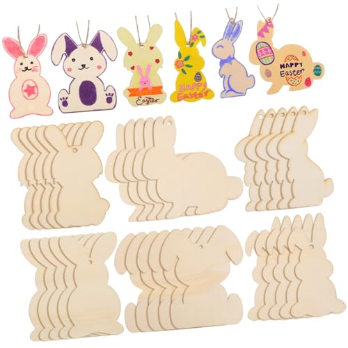 IMIKEYA 3 Sätze Osterhase easter decoration ozdoby wielkanocne holzscheiben holzfigur holzpaneel holzdeko klein Kaninchen Ornamente unfertiger Hasenausschnitt aus Holz Osterausschnitte IMIKEYA 3 Sätze Osterhase easter decoration ozdoby wielkanocne holzscheiben holzfigur holzpaneel holzdeko klein Kaninchen Ornamente unfertiger Hasenausschnitt aus Holz Osterausschnitte von IMIKEYA