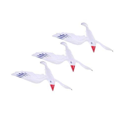 IMIKEYA 3 Stück Ballon Aufblasbarer Vogel Dekoration Kreatur Aquarium Filter Schwan Känguru Fliegen Pool Party Blasen Hai Tiere Aufblasbare Couch Spiel Tentakel Möwe Nudel Spiel Weiß Pvc IMIKEYA 3 Stück Ballon Aufblasbarer Vogel Dekoration Kreatur Aquarium Filter Schwan Känguru Fliegen Pool Party Blasen Hai Tiere Aufblasbare Couch Spiel Tentakel Möwe Nudel Spiel Weiß Pvc von IMIKEYA