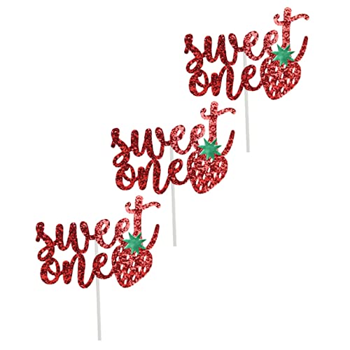 IMIKEYA 3 Stück Kuchen Zeichen Kuchen -Topper Dessert-Cupcake-Topper praktische Desserteinlagen hochzeitsdeko entzückende Fruchtstäbchen Fruchteinlagen Premium-Glitzerpuder rot IMIKEYA 3 Stück Kuchen Zeichen Kuchen -Topper Dessert-Cupcake-Topper praktische Desserteinlagen hochzeitsdeko entzückende Fruchtstäbchen Fruchteinlagen Premium-Glitzerpuder rot von IMIKEYA
