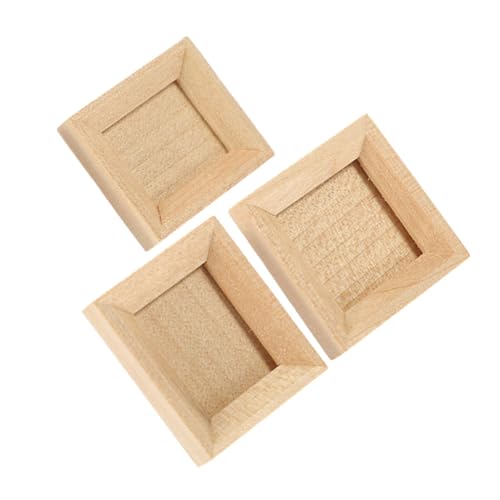IMIKEYA 3 Stück Miniatur Fotorahmen Ornamente Miniatur Bilderrahmen Puppenhaus Schlafzimmermöbel Puppenhaus Zubehör Miniatur Puppenhausmöbel Moderne Puppenhausmöbel Khaki Holz IMIKEYA 3 Stück Miniatur Fotorahmen Ornamente Miniatur Bilderrahmen Puppenhaus Schlafzimmermöbel Puppenhaus Zubehör Miniatur Puppenhausmöbel Moderne Puppenhausmöbel Khaki Holz von IMIKEYA