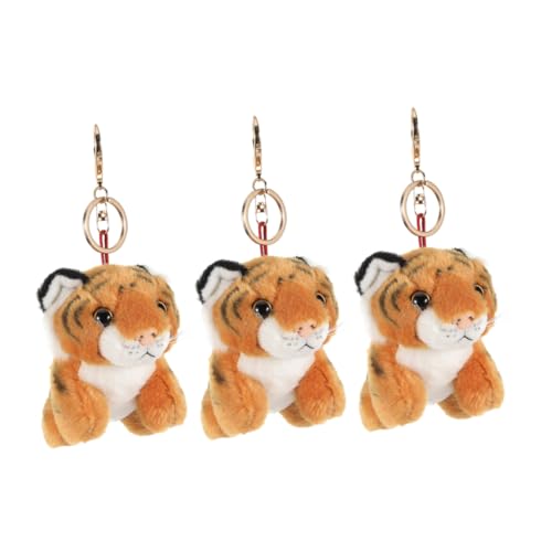 IMIKEYA 3 Stück Plüsch Tiger Schlüsselanhänger Weiche Farbechte Anhänger für Taschen und Rucksäcke Vielseitiges Accessoire für Partygeschenke und Alltag IMIKEYA 3 Stück Plüsch Tiger Schlüsselanhänger Weiche Farbechte Anhänger für Taschen und Rucksäcke Vielseitiges Accessoire für Partygeschenke und Alltag von IMIKEYA