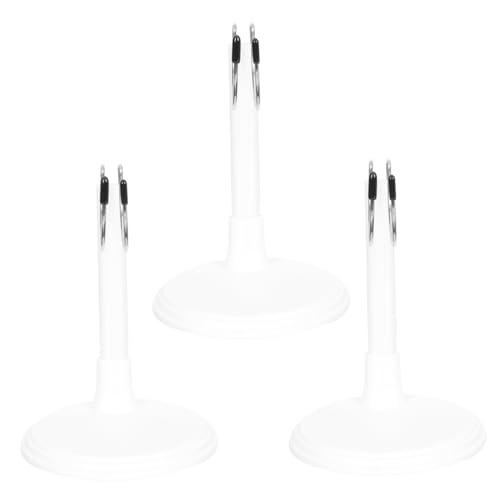 IMIKEYA 3 Stück Puppenständer Puppenhalter Zubehör für Puppenhäuser gemacht Steht für Mädchen Figure Stand doll Accessories Figurenhalterung Puppenregale Puppenzubehör Plastik Weiß IMIKEYA 3 Stück Puppenständer Puppenhalter Zubehör für Puppenhäuser gemacht Steht für Mädchen Figure Stand doll Accessories Figurenhalterung Puppenregale Puppenzubehör Plastik Weiß von IMIKEYA