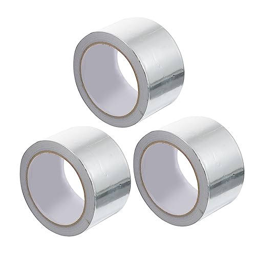 IMIKEYA 3 Stück Reparaturband Wasserdichtes Aluminiumfolie Klebeband für Wandrisse und Dichtungen für Heimwerker und Auto Reparaturen von IMIKEYA