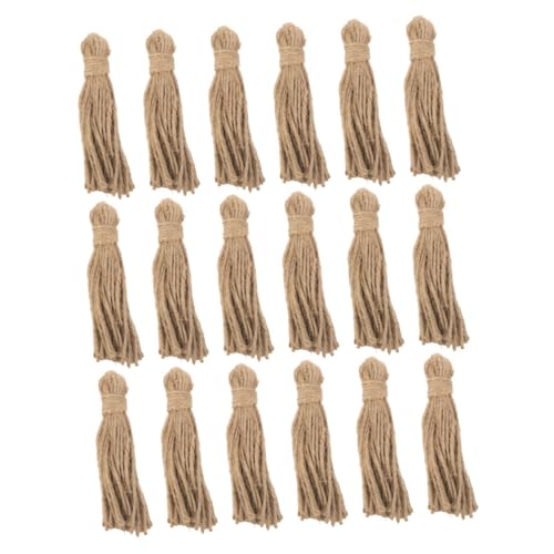 IMIKEYA 30 Stück Jute Quasten für DIY Bastelprojekte Rustikale Quasten aus Natürlicher Juteraupe für Holzperlen Girlanden Weihnachtsdekorationen Vielseitige Bastelmaterialien IMIKEYA 30 Stück Jute Quasten für DIY Bastelprojekte Rustikale Quasten aus Natürlicher Juteraupe für Holzperlen Girlanden Weihnachtsdekorationen Vielseitige Bastelmaterialien von IMIKEYA
