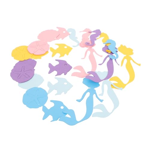IMIKEYA 300 Stück Konfetti Dekorationen Hochzeitstisch Für Aufdecken Meerjungfrau Junggesellin Party Braut Tabelle Confetti Mermaid Papier von IMIKEYA