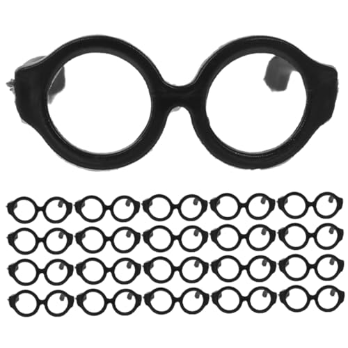 IMIKEYA 30Stücke Mini Puppenbrillen Verkleidungsbrillen Für Puppen Kunststoff Brillen Für Puppen Und Kuscheltiere Perfektes Zubehör Für Rollenspiele Und Partys von IMIKEYA