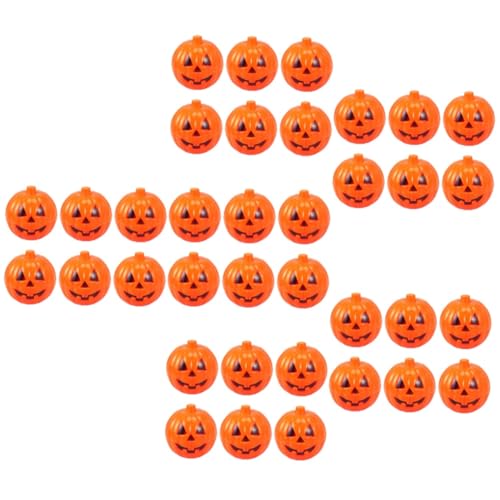 IMIKEYA 36 Stck. Teiliges Kunststoff Kürbis Aufbewahrungsboxen Halloween Deko Mini Geschenkbehälter in Orange Langlebig Ergonomisch für Süßigkeiten und Kleine Geschenke von IMIKEYA