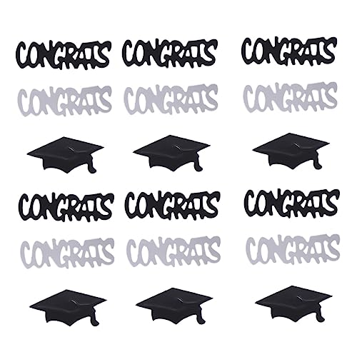 IMIKEYA 3Er Pack Partyzubehör Konfetti Tischdekoration Für Den Tisch Abschlussdekoration Abschlusskappe Junggesellenabschiedsbanner Party Konfetti Abschluss Süßigkeitenboxen von IMIKEYA