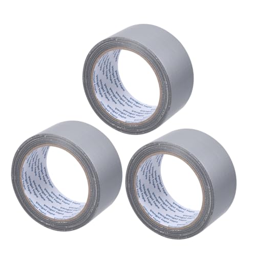 IMIKEYA 3Rollen Hochwertiges Gewebeklebeband Starkes Einseitiges Klebeband Für Bodenbeläge Teppichverbindungen Leicht Abreißbar Vielseitig Einsetzbar von IMIKEYA