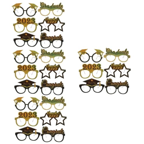 IMIKEYA 4 Sätze 2023 Abschlussbrille Stütze Led- Für Partys Brillengestell Partybrille Trendy Co Abschluss Fotografie Zubehör Brillen Foto Requisiten Papier 6 Stück * 4 IMIKEYA 4 Sätze 2023 Abschlussbrille Stütze Led- Für Partys Brillengestell Partybrille Trendy Co Abschluss Fotografie Zubehör Brillen Foto Requisiten Papier 6 Stück * 4 von IMIKEYA