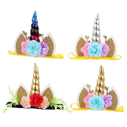 IMIKEYA 4 Stück Einhorn Haarband für Teiliges Kostüm Haaraccessoire für Kreative und Elastische Haargummis für Partys Cosplay Geburtstagsfeiern und Festivals IMIKEYA 4 Stück Einhorn Haarband für Teiliges Kostüm Haaraccessoire für Kreative und Elastische Haargummis für Partys Cosplay Geburtstagsfeiern und Festivals von IMIKEYA