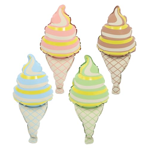 IMIKEYA 4 Stück Eiscreme Luftballons Eiscreme Geburtstagsparty Dekorationen Geburtstagsballons In Form Von Aufblasbaren Cartoon Eiscreme Dekorationen Eiscreme Geburtstagsdekorationen IMIKEYA 4 Stück Eiscreme Luftballons Eiscreme Geburtstagsparty Dekorationen Geburtstagsballons In Form Von Aufblasbaren Cartoon Eiscreme Dekorationen Eiscreme Geburtstagsdekorationen von IMIKEYA