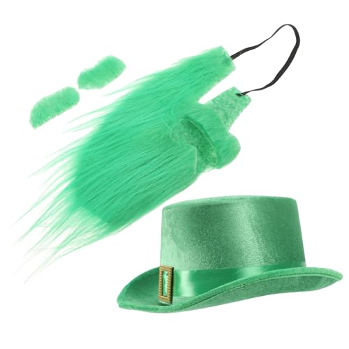 IMIKEYA 4 Stück Klee Hut Gefälscht Mann Zubehör Kleeblatt Bausatz Festival Cosplay Kostüm Kobold-partyhut St Patricks Day Hut Grüner Kobold-zylinder Kobold-mann-accessoires Samt Green IMIKEYA 4 Stück Klee Hut Gefälscht Mann Zubehör Kleeblatt Bausatz Festival Cosplay Kostüm Kobold-partyhut St Patricks Day Hut Grüner Kobold-zylinder Kobold-mann-accessoires Samt Green von IMIKEYA