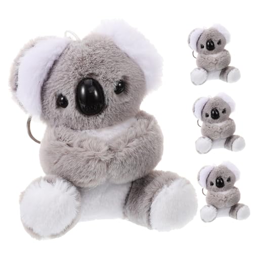 IMIKEYA 4 Stück Koala-schlüsselanhänger Puppentaschenanhänger Plüsch-schlüsselanhänger Cartoon-Puppe Schlüsselanhänger Süßer Puppen-schlüsselanhänger Light Grey Baumwolle IMIKEYA 4 Stück Koala-schlüsselanhänger Puppentaschenanhänger Plüsch-schlüsselanhänger Cartoon-Puppe Schlüsselanhänger Süßer Puppen-schlüsselanhänger Light Grey Baumwolle von IMIKEYA