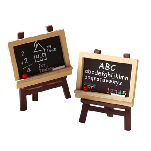 IMIKEYA 4 Stück Puppenhaus Staffelei sicherheitsleine für Tischdekoration Mikrospielzeug Mini-Zubehör Miniaturtafelspielzeug Miniatur-Tafel-Staffelei- Holz IMIKEYA 4 Stück Puppenhaus Staffelei sicherheitsleine für Tischdekoration Mikrospielzeug Mini-Zubehör Miniaturtafelspielzeug Miniatur-Tafel-Staffelei- Holz von IMIKEYA