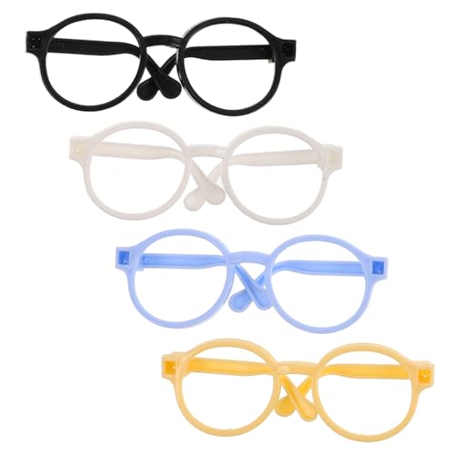 IMIKEYA 4 Stück Spielzeugzubehör Party-Brillengestell Puppe verkleiden Zubehör Puppenzubehör Puppenbrille Requisite winzige Brille Brillenrequisiten für Puppe Mini-Puppen-Brille Plastik IMIKEYA 4 Stück Spielzeugzubehör Party-Brillengestell Puppe verkleiden Zubehör Puppenzubehör Puppenbrille Requisite winzige Brille Brillenrequisiten für Puppe Mini-Puppen-Brille Plastik von IMIKEYA