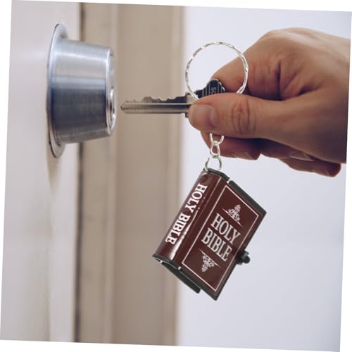IMIKEYA 4 Stück Teiliges Miniatur Bibel Schlüsselanhänger Set mit Inspirierenden Bibelversen Christliches für Firmung Weihnachtsfeier Partygäste Praktische und Dekorative Anhänger IMIKEYA 4 Stück Teiliges Miniatur Bibel Schlüsselanhänger Set mit Inspirierenden Bibelversen Christliches für Firmung Weihnachtsfeier Partygäste Praktische und Dekorative Anhänger von IMIKEYA