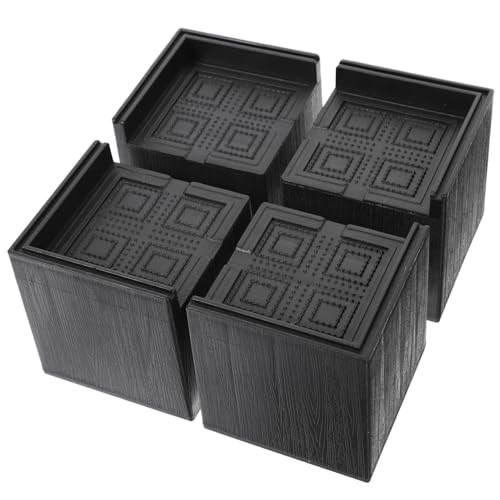 IMIKEYA 4 Stück Teiliges Möbelerhöher Rutschfestem Gummi Quadratische Möbelbeine erhöhung Höhe Stabile Vibrationsdämpfung Geeignet für Betten Stühle Tische Sofas Schränke und Kühlschränke IMIKEYA 4 Stück Teiliges Möbelerhöher Rutschfestem Gummi Quadratische Möbelbeine erhöhung Höhe Stabile Vibrationsdämpfung Geeignet für Betten Stühle Tische Sofas Schränke und Kühlschränke von IMIKEYA