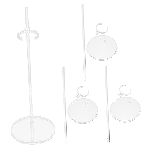 IMIKEYA 4 Stück Teiliges Puppenständer Höhenverstellbar Transparenter Halter für Dolls Stabiler Displayständer für Verschiedene Puppentypen Einfach zu Reinigen und Tragbar IMIKEYA 4 Stück Teiliges Puppenständer Höhenverstellbar Transparenter Halter für Dolls Stabiler Displayständer für Verschiedene Puppentypen Einfach zu Reinigen und Tragbar von IMIKEYA
