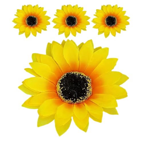 IMIKEYA 4 Stück Teiliges Sonnenblumen Haarspangen Künstliche Hawaii Blumenclips für Vielseitige Frisuren für Strandurlaub und Alltag Sicherer Halt und Einfache Anwendung IMIKEYA 4 Stück Teiliges Sonnenblumen Haarspangen Künstliche Hawaii Blumenclips für Vielseitige Frisuren für Strandurlaub und Alltag Sicherer Halt und Einfache Anwendung von IMIKEYA