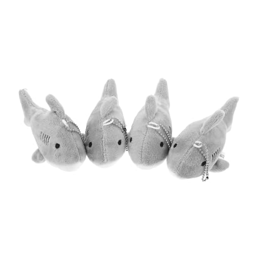 IMIKEYA 4 Stücke 4-teiliges Plüsch Hai Schlüsselanhänger Realistische kleine Hai-Anhänger weiche Cartoon Stofftier Schlüsselanhänger vielseitige Tier Taschencharms für Rucksack Handtasche IMIKEYA 4 Stücke 4-teiliges Plüsch Hai Schlüsselanhänger Realistische kleine Hai-Anhänger weiche Cartoon Stofftier Schlüsselanhänger vielseitige Tier Taschencharms für Rucksack Handtasche von IMIKEYA