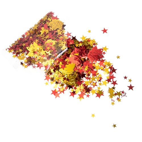 IMIKEYA 4Taschen Konfetti mit Ahornblatt Design À Mehrfarbige Tischdekoration für Partys Hochzeiten Feiertage und Kreative Bastelprojekte Partyzubehör für IMIKEYA 4Taschen Konfetti mit Ahornblatt Design À Mehrfarbige Tischdekoration für Partys Hochzeiten Feiertage und Kreative Bastelprojekte Partyzubehör für von IMIKEYA
