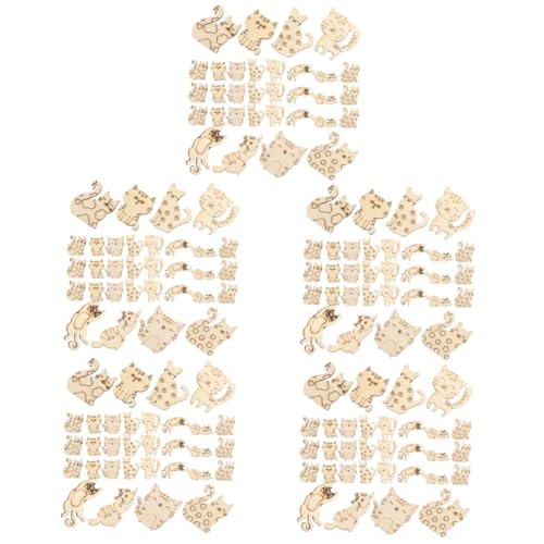 IMIKEYA 5 Sätze Holzspäne Für Katzen Kind Lackierbar Leerzeichen Geformt Katzenmotiv Ausgeschnitten Handwerk Karikatur Ausschnitte Diy Wood Cat Hölzern 50 Stück * 5 IMIKEYA 5 Sätze Holzspäne Für Katzen Kind Lackierbar Leerzeichen Geformt Katzenmotiv Ausgeschnitten Handwerk Karikatur Ausschnitte Diy Wood Cat Hölzern 50 Stück * 5 von IMIKEYA