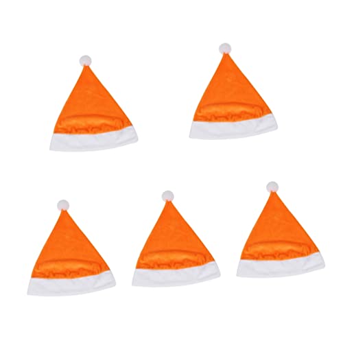 IMIKEYA 5 Stk Weihnachtsmütze Orangefarbener Hut Weihnachtsmann Partyhut Für Das Neue Jahr Weihnachtsfeier Hut Santa Kostüm Mützen Weihnachtszwergmütze Gorros De Para Adultos Hüte IMIKEYA 5 Stk Weihnachtsmütze Orangefarbener Hut Weihnachtsmann Partyhut Für Das Neue Jahr Weihnachtsfeier Hut Santa Kostüm Mützen Weihnachtszwergmütze Gorros De Para Adultos Hüte von IMIKEYA
