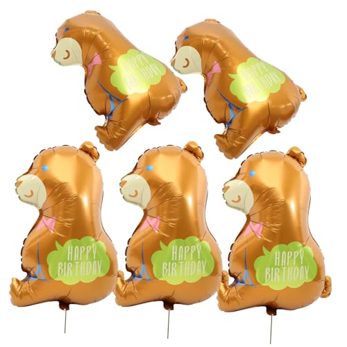 IMIKEYA 5 Stück Geburtstagsballon für Geburtstag Kuh Party Süßer Folienballon Luftballons sortiert Tiere tierischer aufblasbarer Ballon Cartoon-Tier-Ballon Folienballons Aluminiumfolie IMIKEYA 5 Stück Geburtstagsballon für Geburtstag Kuh Party Süßer Folienballon Luftballons sortiert Tiere tierischer aufblasbarer Ballon Cartoon-Tier-Ballon Folienballons Aluminiumfolie von IMIKEYA
