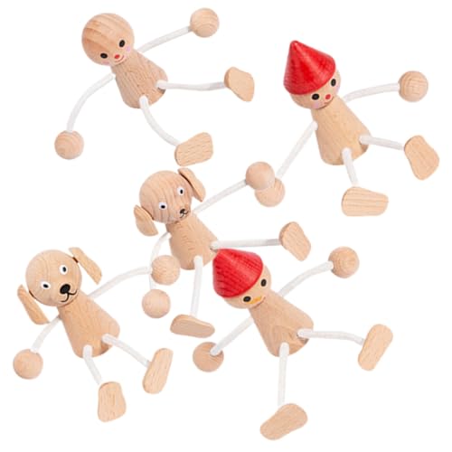 IMIKEYA 5 Stück Holzpuppen DIY Holzfiguren für Tischdeko Kreative Wohnaccessoires für Hochwertige Handgefertigte Holzfiguren für Micro Szenen und Bastelprojekte IMIKEYA 5 Stück Holzpuppen DIY Holzfiguren für Tischdeko Kreative Wohnaccessoires für Hochwertige Handgefertigte Holzfiguren für Micro Szenen und Bastelprojekte von IMIKEYA