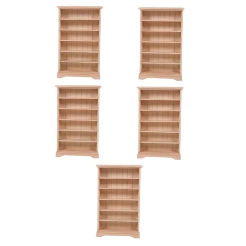 IMIKEYA 5 Stück Mini-holzschrankmodell Puppenhaus Für Minischrank Zum Basteln Puppenhaus-bücherregale Mini-bücherregal- Birkensperrholz Beige IMIKEYA 5 Stück Mini-holzschrankmodell Puppenhaus Für Minischrank Zum Basteln Puppenhaus-bücherregale Mini-bücherregal- Birkensperrholz Beige von IMIKEYA
