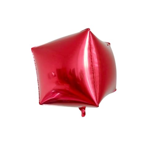 IMIKEYA 5 Stück Teiliges Aluminium Folienballon Rote Würfelform Langlebige Partydekoration für Geburtstag Festival Helium Geeignet Wiederverwendbar für Fotoaufnahmen und Girlanden IMIKEYA 5 Stück Teiliges Aluminium Folienballon Rote Würfelform Langlebige Partydekoration für Geburtstag Festival Helium Geeignet Wiederverwendbar für Fotoaufnahmen und Girlanden von IMIKEYA