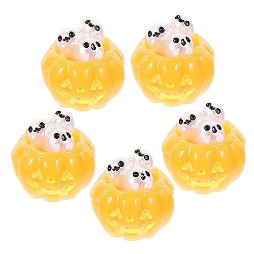 IMIKEYA 5 Stück Teiliges Halloween Miniatur Deko aus Resin Niedliche Kürbis Skelett Figuren Wetterfeste Halloween Ornamente für Mikro Landschaften Party und Tischdekoration IMIKEYA 5 Stück Teiliges Halloween Miniatur Deko aus Resin Niedliche Kürbis Skelett Figuren Wetterfeste Halloween Ornamente für Mikro Landschaften Party und Tischdekoration von IMIKEYA