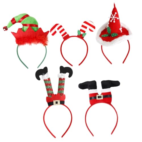 IMIKEYA 5 Stück Teiliges Weihnachts Haarreif mit Verschiedenen Xmas Motiven Bequeme Stabile Stirnbänder für Erwachsene und Festliche Party Deko und Kostümaccessoire IMIKEYA 5 Stück Teiliges Weihnachts Haarreif mit Verschiedenen Xmas Motiven Bequeme Stabile Stirnbänder für Erwachsene und Festliche Party Deko und Kostümaccessoire von IMIKEYA