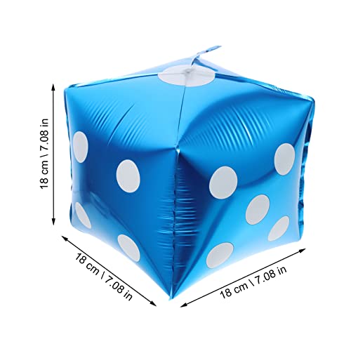 IMIKEYA 5 Stück Teiliges Würfel Folienballon aus Aluminiumfolie Blau Würfelförmig Robust und Sicher für und Motto Partys Dekorative Partyaccessoires für Geburtstags und Gruppenevents IMIKEYA 5 Stück Teiliges Würfel Folienballon aus Aluminiumfolie Blau Würfelförmig Robust und Sicher für und Motto Partys Dekorative Partyaccessoires für Geburtstags und Gruppenevents von IMIKEYA