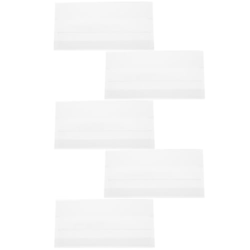 IMIKEYA 5 Stück Tischkartenhalter Wiederverwendbare Transparente Tischaufsteller Stabile Dreieckige Vielseitig für Hochzeit Büro Restaurant Party deko Geeignet IMIKEYA 5 Stück Tischkartenhalter Wiederverwendbare Transparente Tischaufsteller Stabile Dreieckige Vielseitig für Hochzeit Büro Restaurant Party deko Geeignet von IMIKEYA