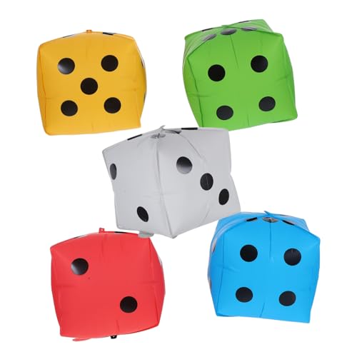 IMIKEYA 5 Stück Würfelballons für Partydekoration Aluminiumfolie für Spieleabende Karneval und Veranstaltungen IMIKEYA 5 Stück Würfelballons für Partydekoration Aluminiumfolie für Spieleabende Karneval und Veranstaltungen von IMIKEYA