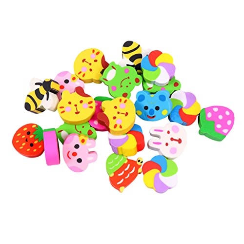 IMIKEYA 50 Stück Mini Eraser Kreative Cartoon Radiergummis für Design und Belohnung für Schule und Partys von IMIKEYA